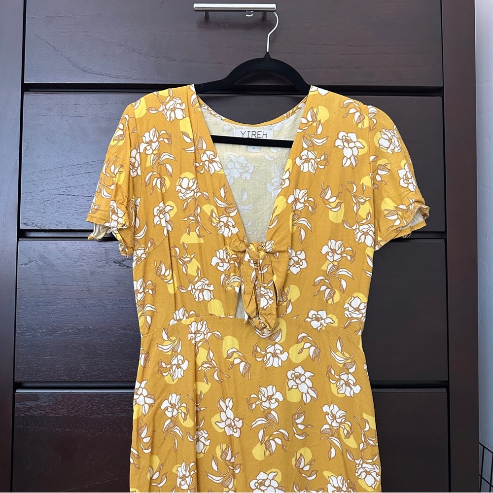 Yireh Cleo Dress in Honey - Picture 2 of 4